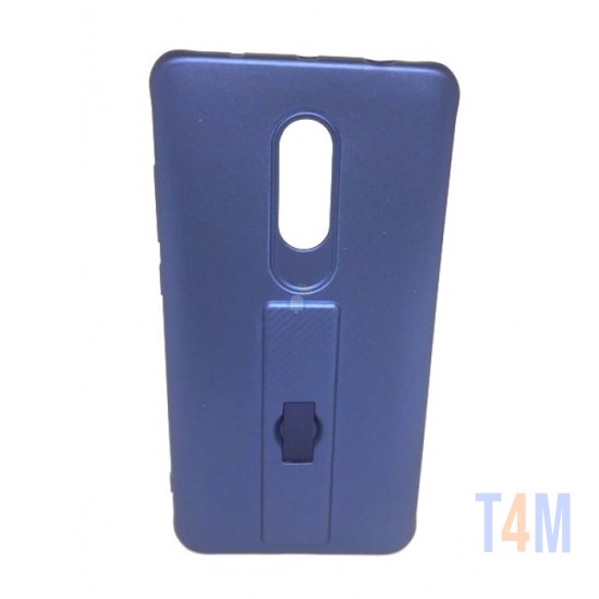 CAPA DE SILICONE MOTOMO COM ANEL DE DEDO PARA XIAOMI REDMI NOTE 4 AZUL